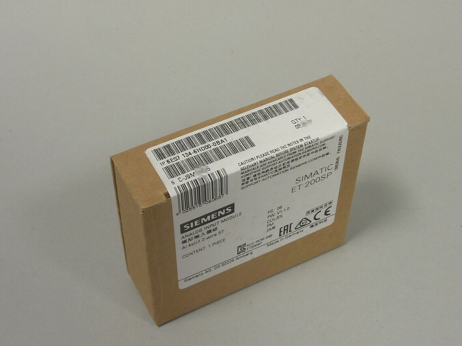 1Pcs NEW SIEMENS 6ES7134-6HD00-0BA1 6ES7 134-6HD00-0BA1