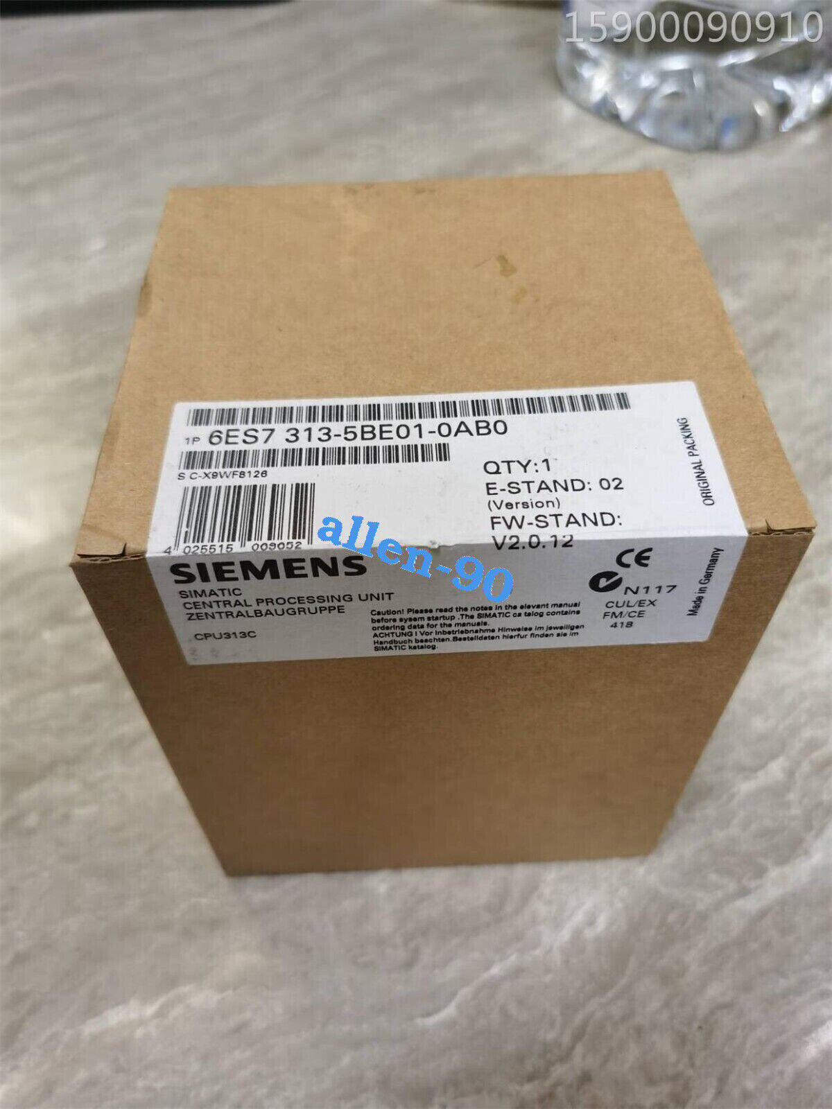 SIEMENS 6ES7 313-5BE01-0AB0 PLC MODULE NEW shipping#UPS