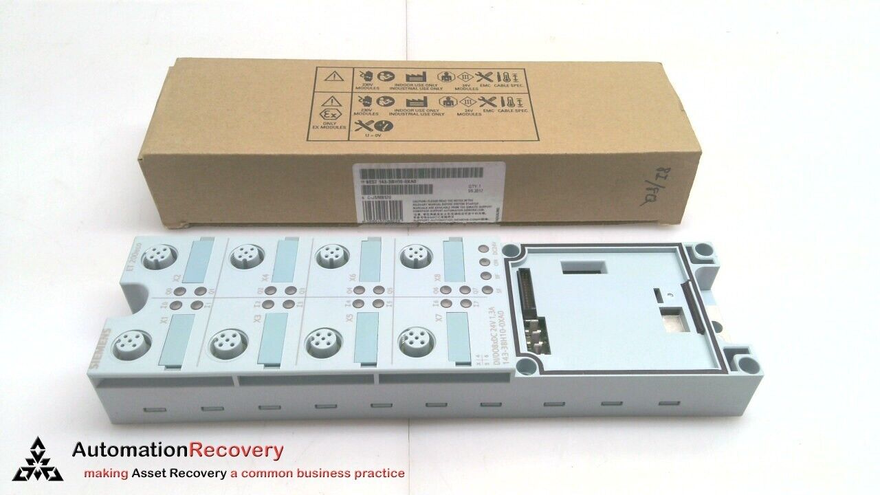 SIEMENS 6ES7 143-3BH10-0XA0, SIMATIC ET200 INTERFACE MODULE,  24V 1.3A,  #315890