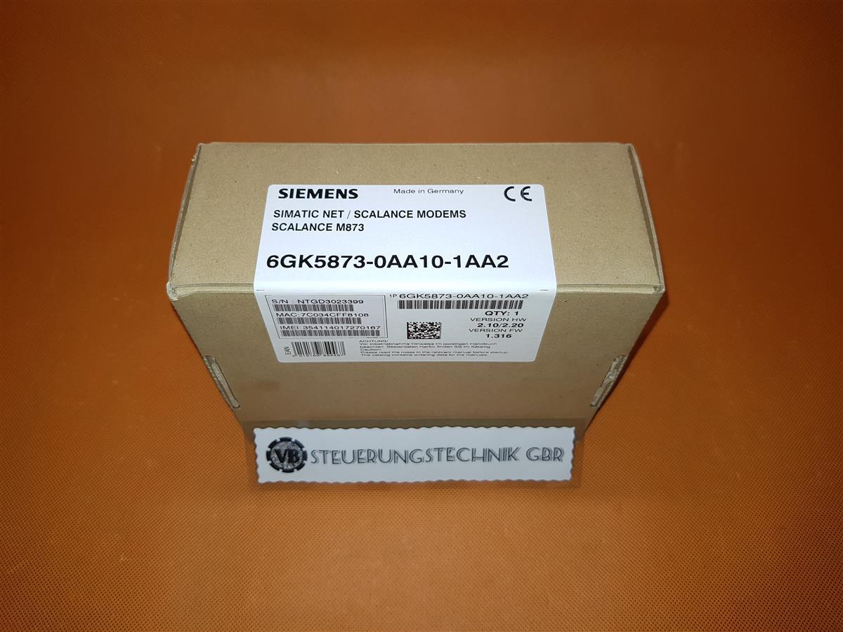 SIEMENS Scalance Modems M873 Type: 6GK5873-0AA10-1AA2