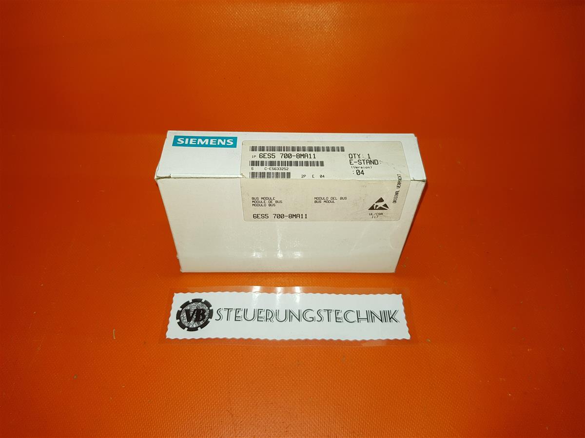 Siemens Bus Module 6ES5 700-8MA11 / *E: 04