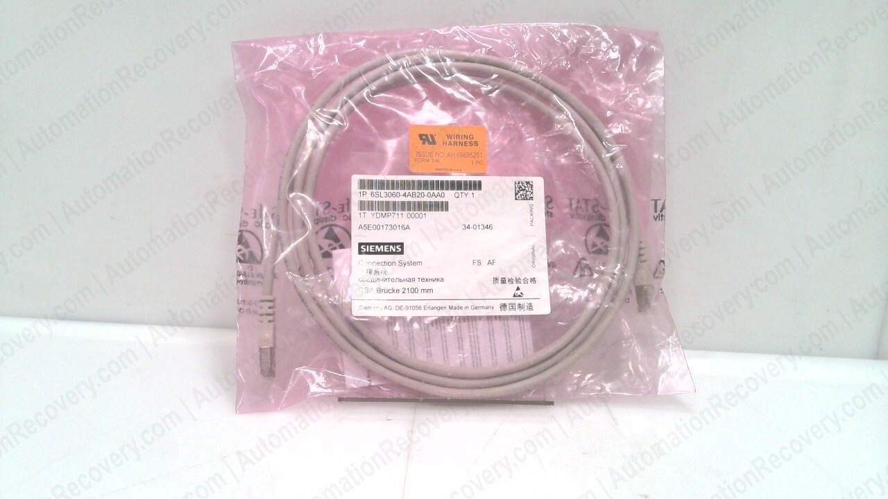 SIEMENS 6SL3060-4AB20-0AA0, SINAMICS DRIVE CLIQ CABLE, NEW #335018