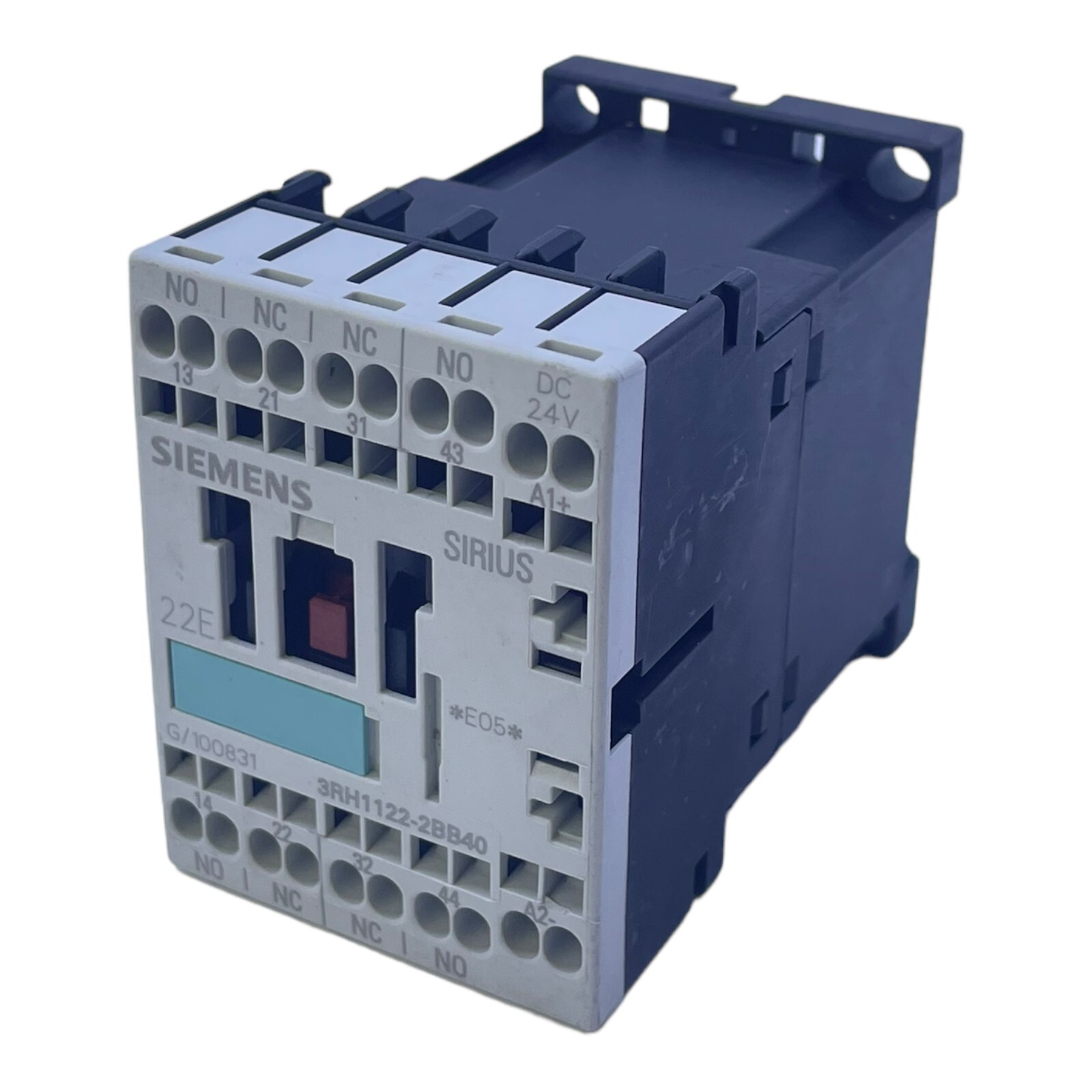 Siemens 3RH1122-2BB40 Power Contactor 4 Pole 24Vdc 10A, 220Vdc 690Vac