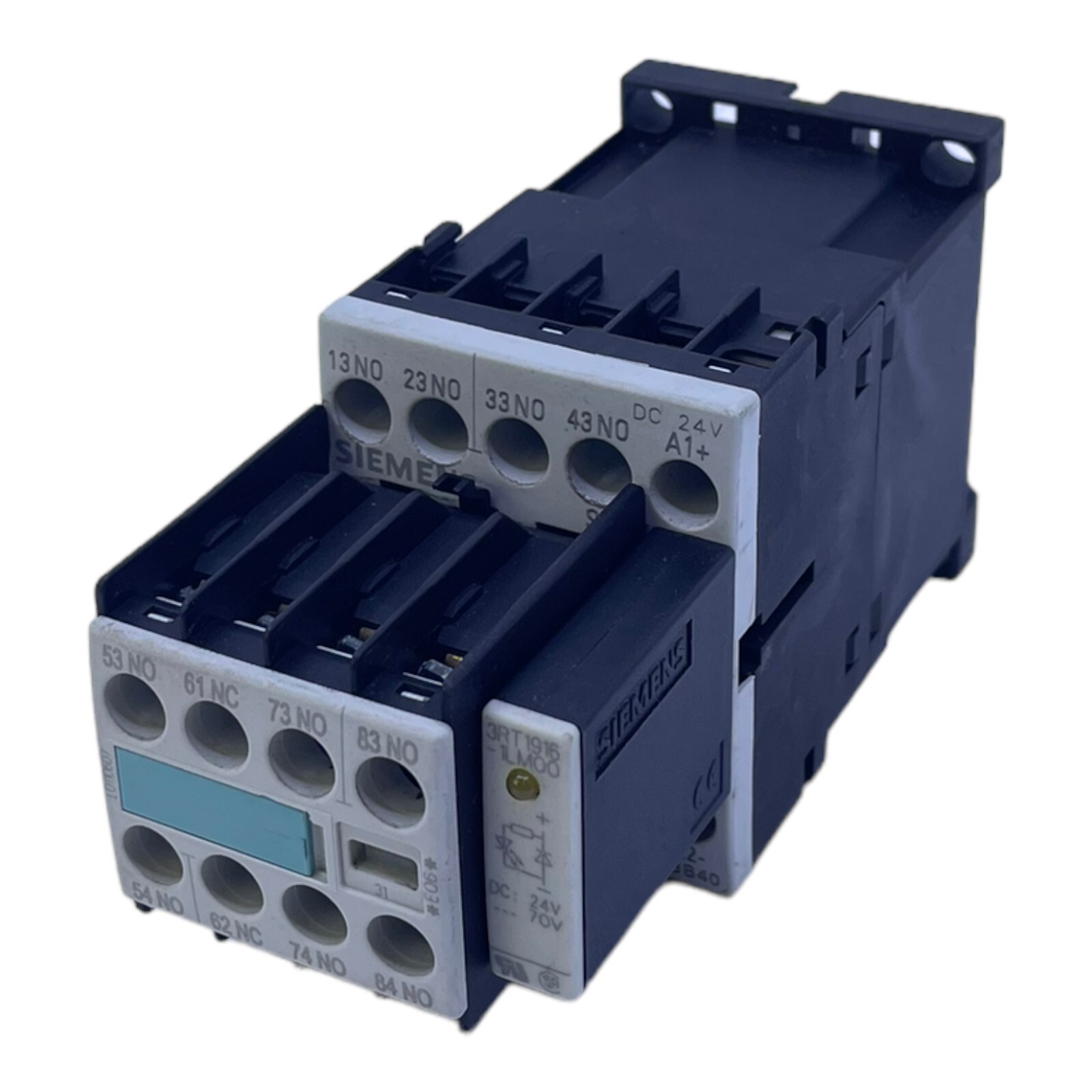 Siemens 3RH1140-1BB40 Auxiliary Contactor Sirius Classic 10A 24V Dc 4 Closer