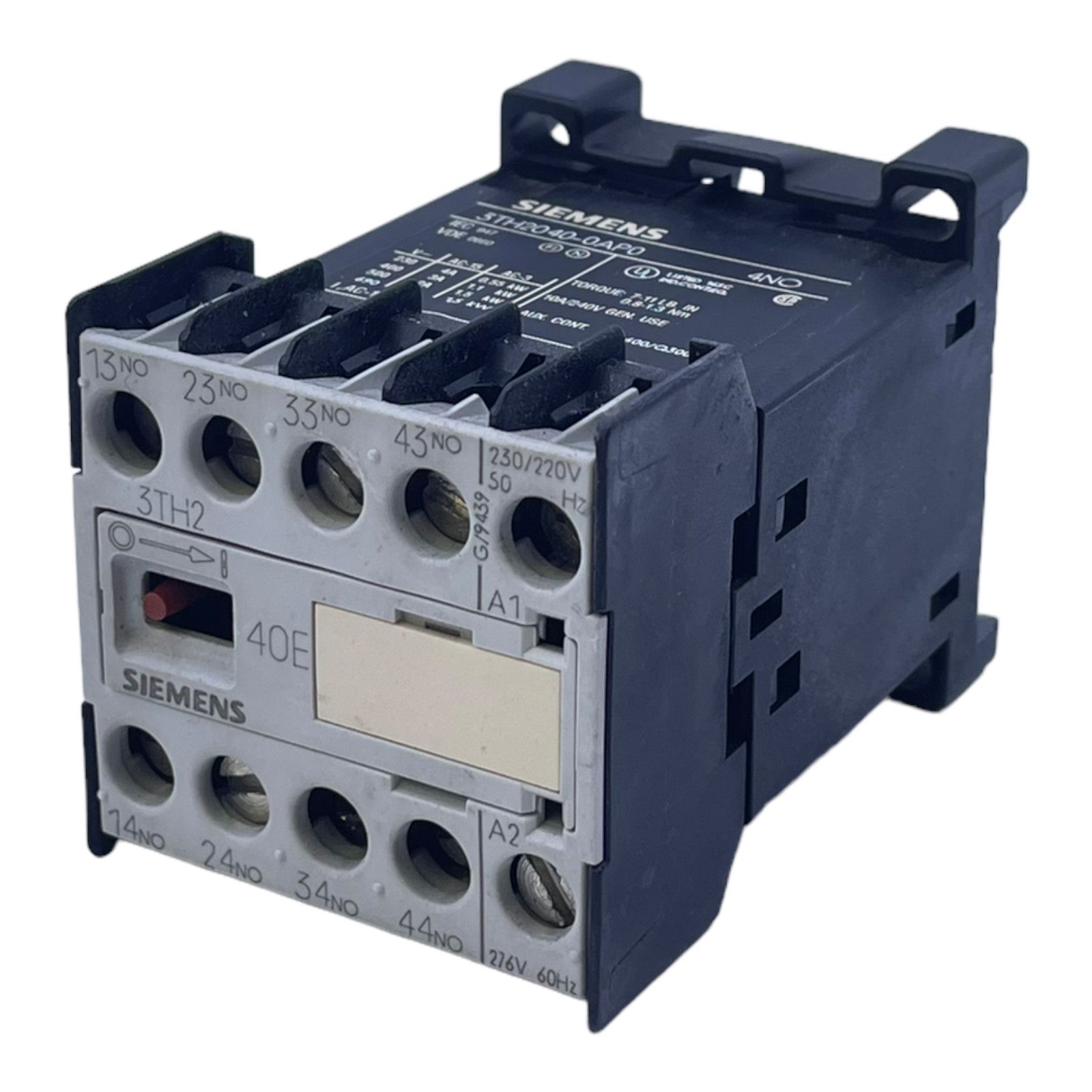 Siemens 3TH2040-0AP0 Auxiliary Contactor for Industrial Use 3TH2040-0AP0 Siemens 