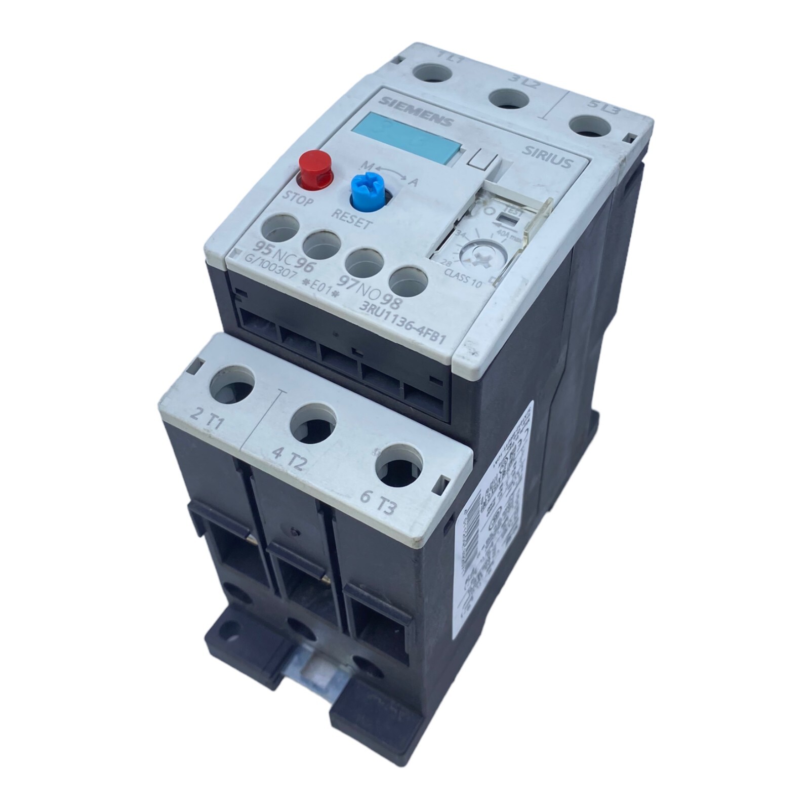 Siemens 3RU1136-4FB1 Overload Relay for Industrial Use 28...40 A Siemens