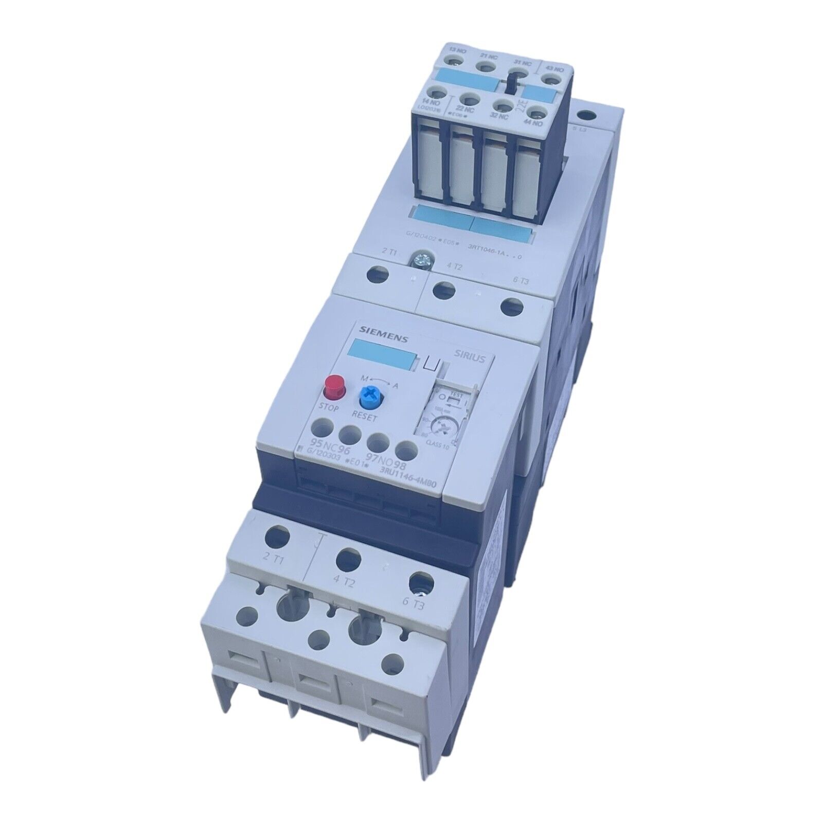 Siemens 3RT1046-1AP00 Circuit Breaker 3RU1146-4MB0 Overload Relay