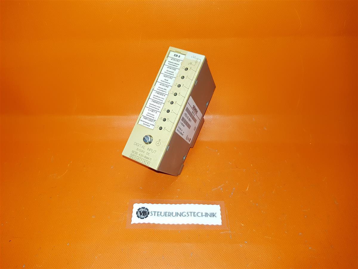 Siemens Simatic S5 / 6Es5 431-8Ma11 / 6Es5431-8Ma11 / E-Stand 04 / Digital Input