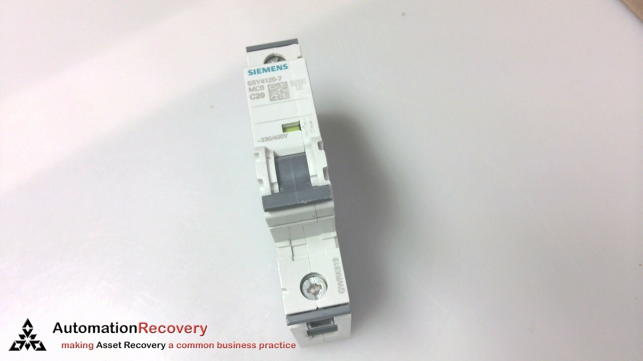 SIEMENS 5SY4120-7, SENTRON MINIATURE CIRCUIT BREAKER, NEW* #328210