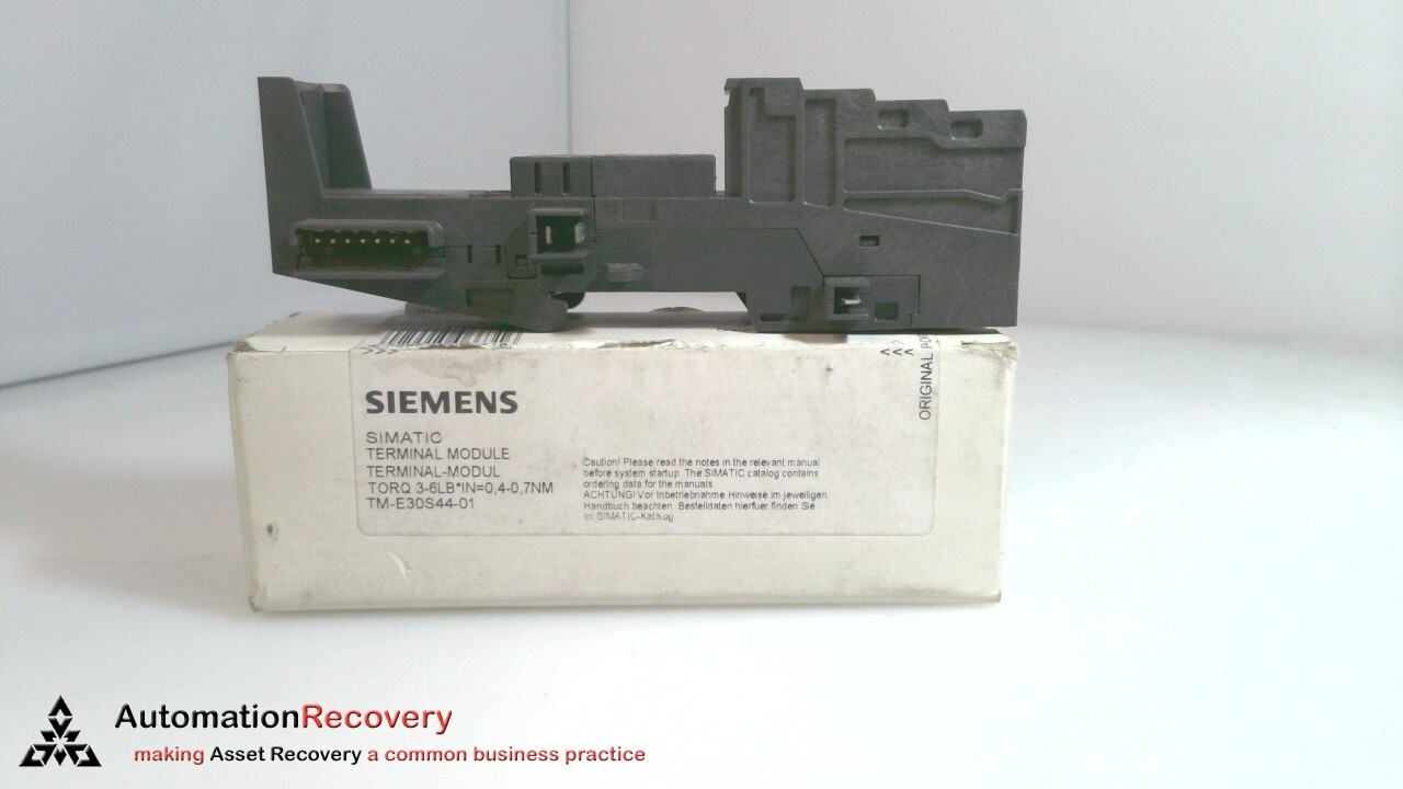 SIEMENS 6ES7 193-4CG20-0AA0, SIMATIC TERMINAL MODULE, NEW #326865