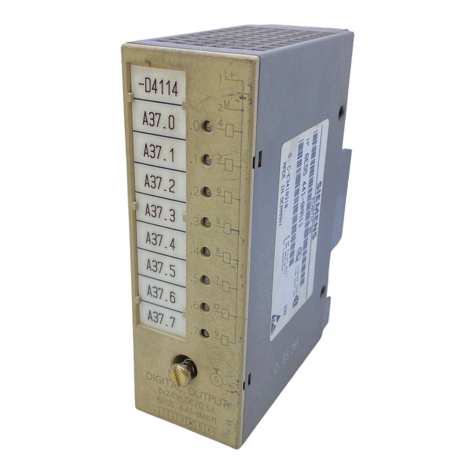 Siemens 6ES5441-8MA11 Output Module For Industrial Use 8 X 24V DC 0.5A 6ES