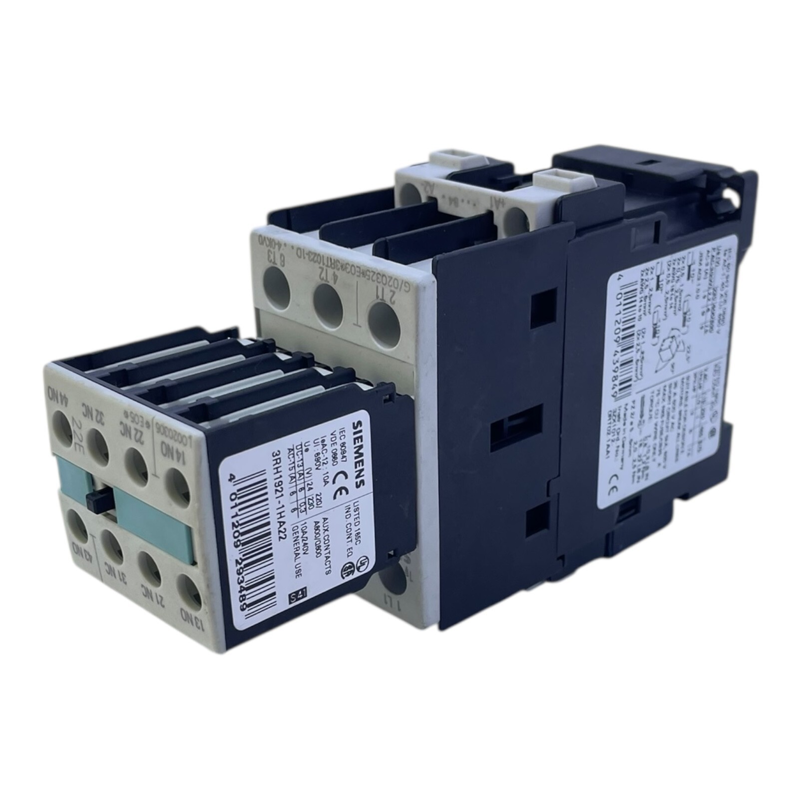 Siemens 3RT1023-1D Contactor - For Industrial Use Contactor