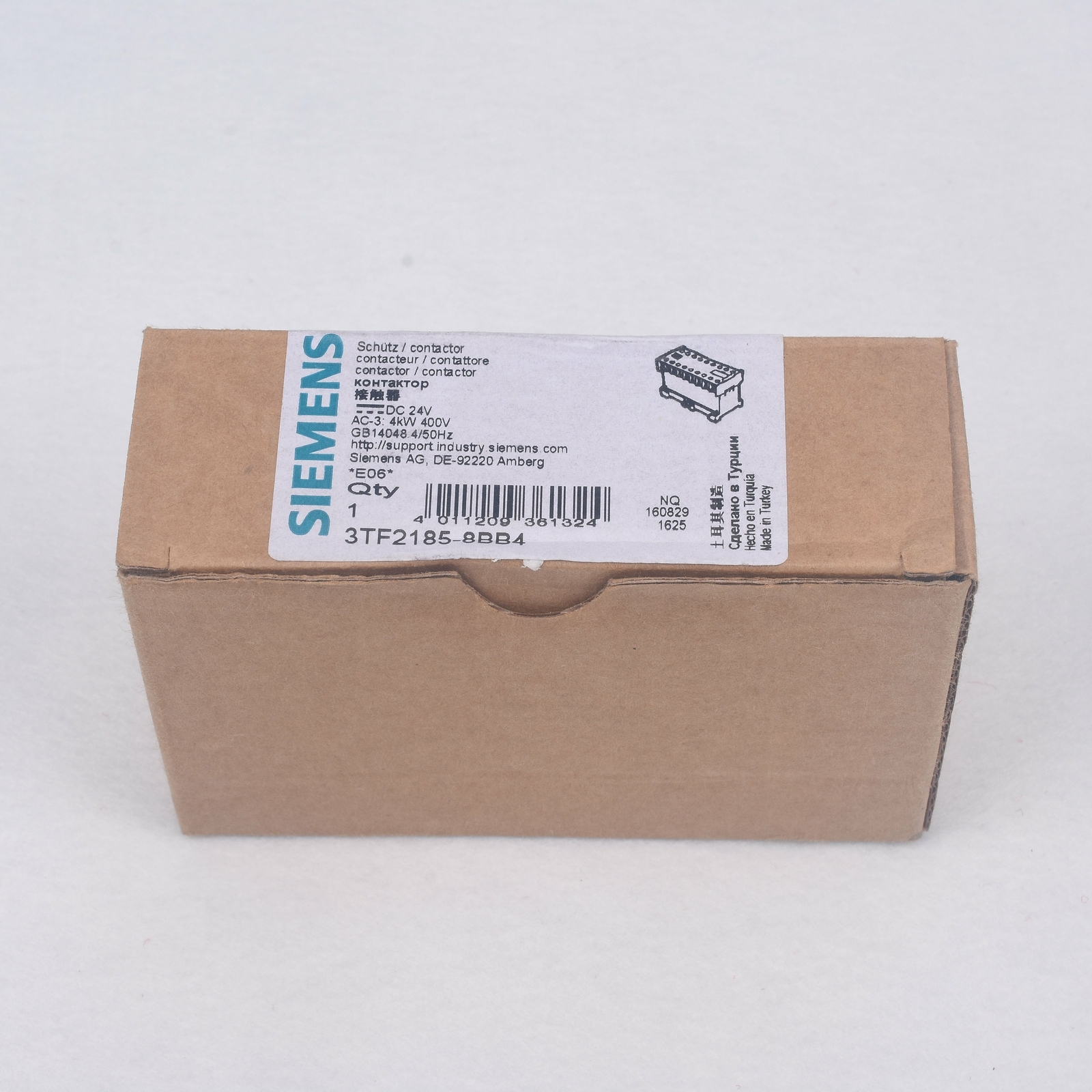 1PC Siemens 3TF2185-8BB4 Contactor 3TF21858BB4 New In Box Expedited Shipping/cy