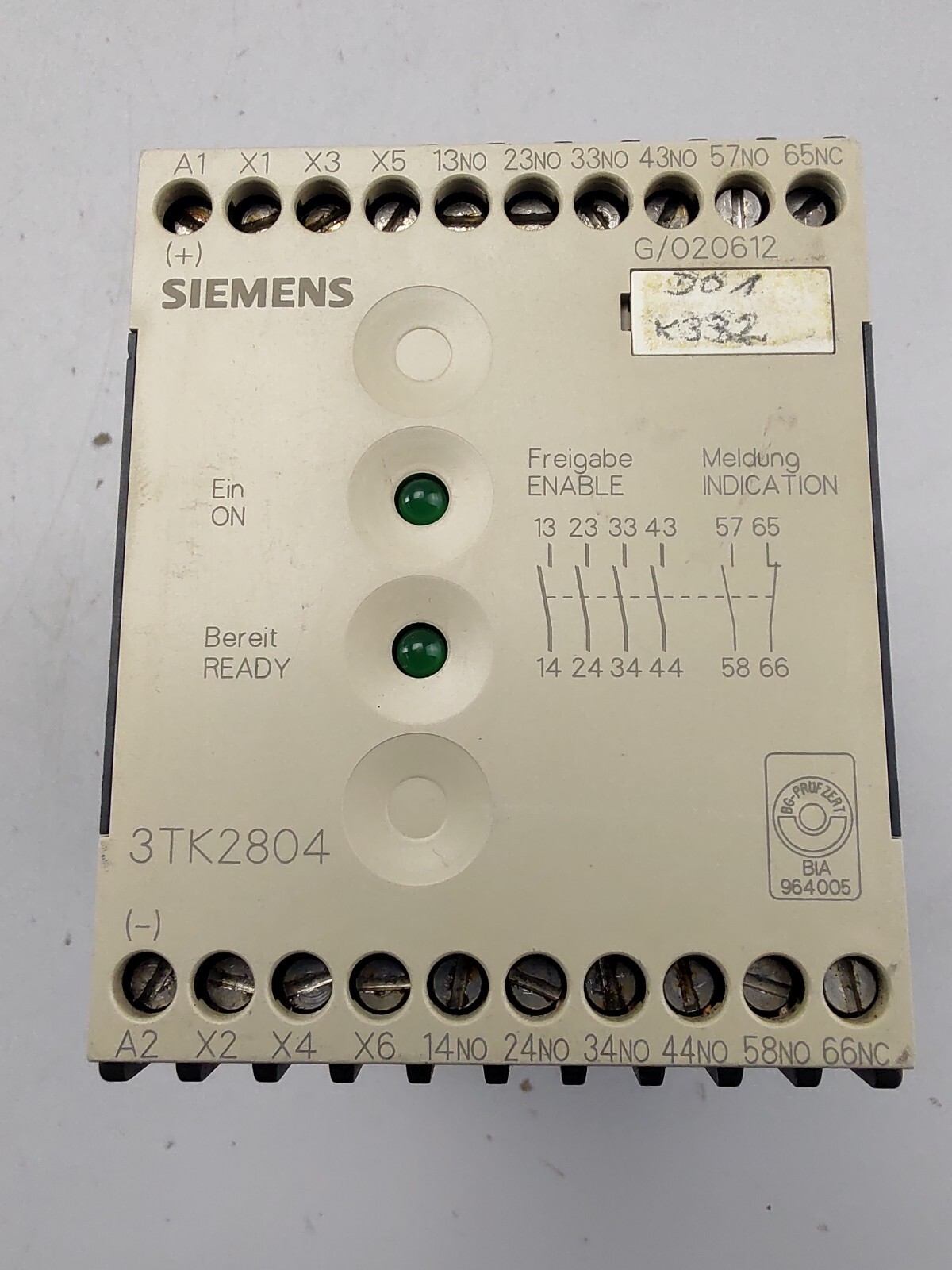 Siemens 3TK2804-0BB4 contactor safety combination DC 24V