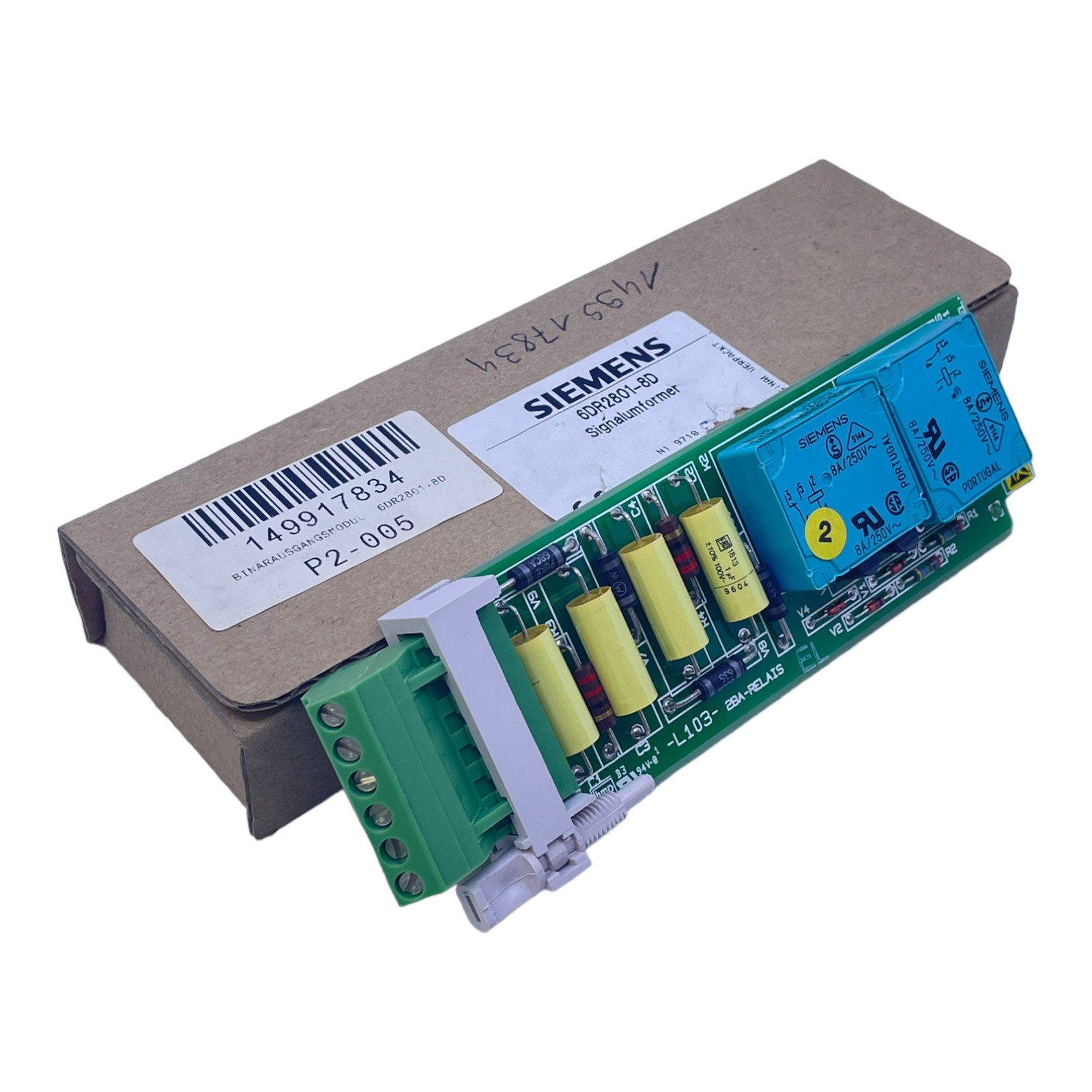 Siemens 6DR2801-8D Signal Converter 8A/250V~