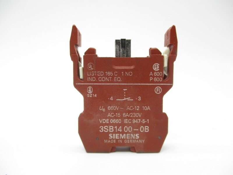 Siemens 3SB1400-0B Switching Element New Free Shipping One 3SB14 00-0B #