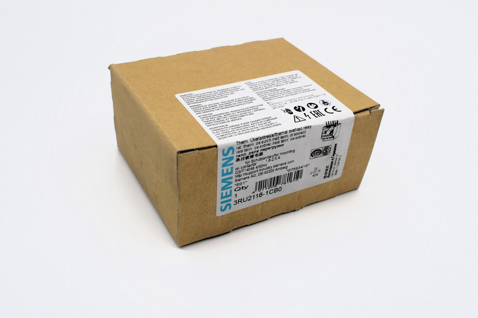 NEW SIEMENS 3RU2116-1CB0 [24 MONTHS WARRANTY]