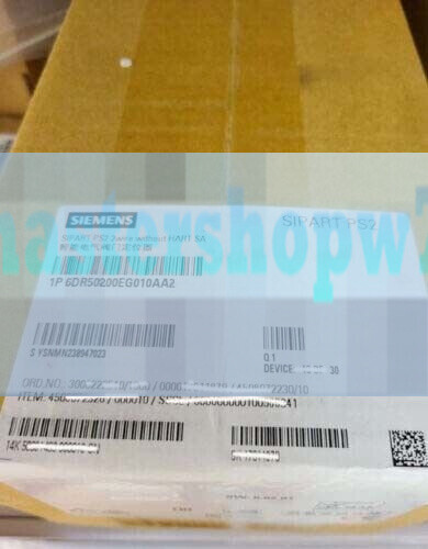 NEW SIEMENS 6DR5020-0EG01-0AA2 SIPART PS2 Valve Positioner