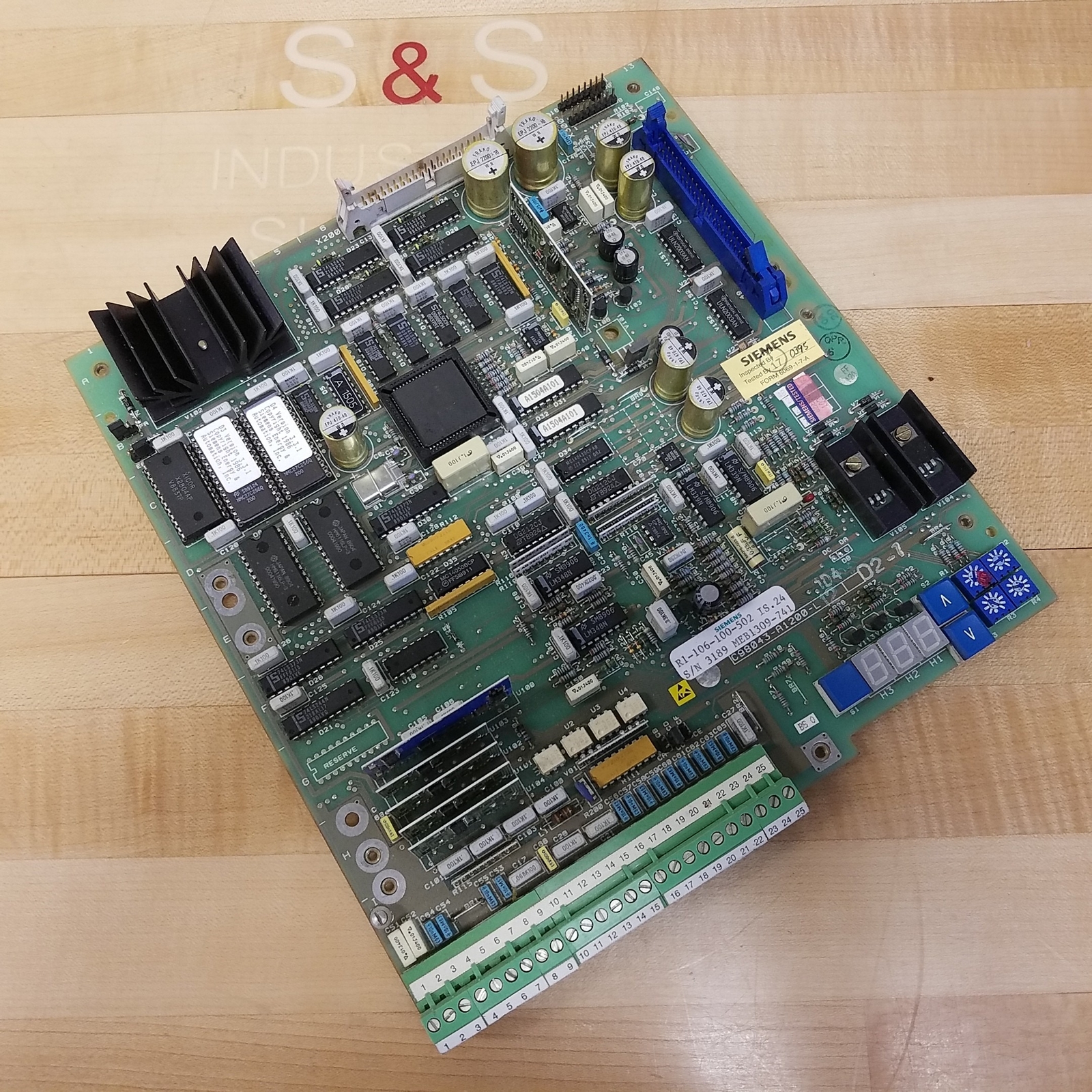 Siemens R1-106-100-502 Simoreg Mocro Processor PCB Board - USED