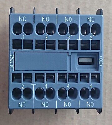 Auxiliary contact Siemens 3RH2911-2HA31 3NO/NC /#8 I1MG 4584