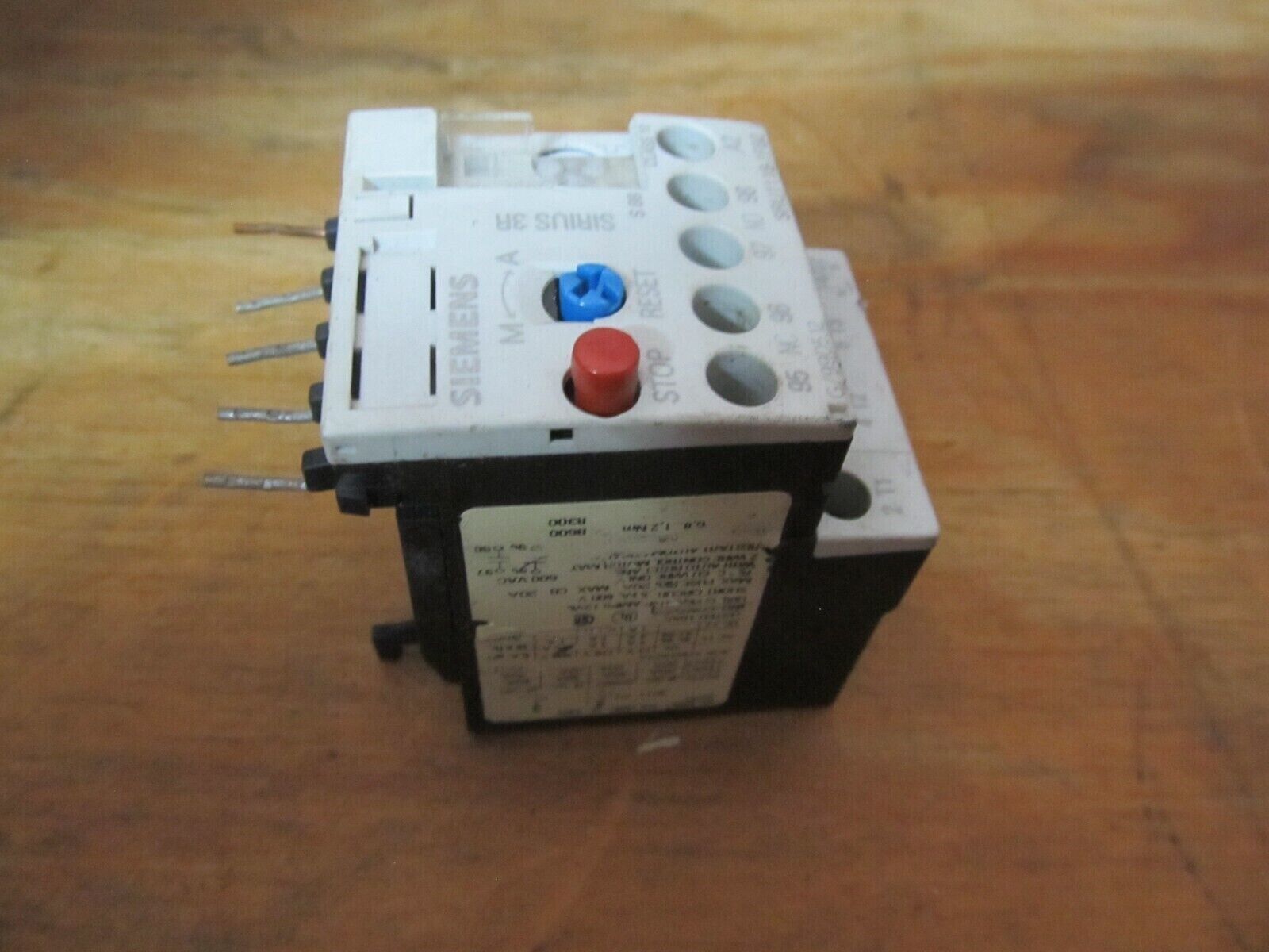 Siemens Sirius 3RU1116-1FB0 3RU1116-1FBO Overload Relay 3.5-5A Trip