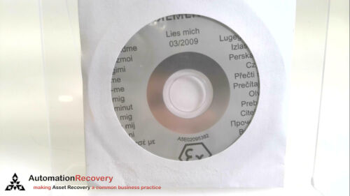 SIEMENS A5E02095382, SIMATICS DOCUMENTATION DISC, README FILE, NEW #271932