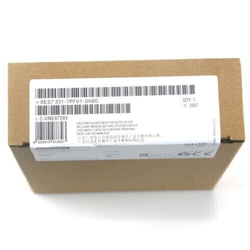 6ES7 331-7PF01-0AB0 Siemens 6ES7331-7PF01-0AB0 Analog Input Module New In Box#HT