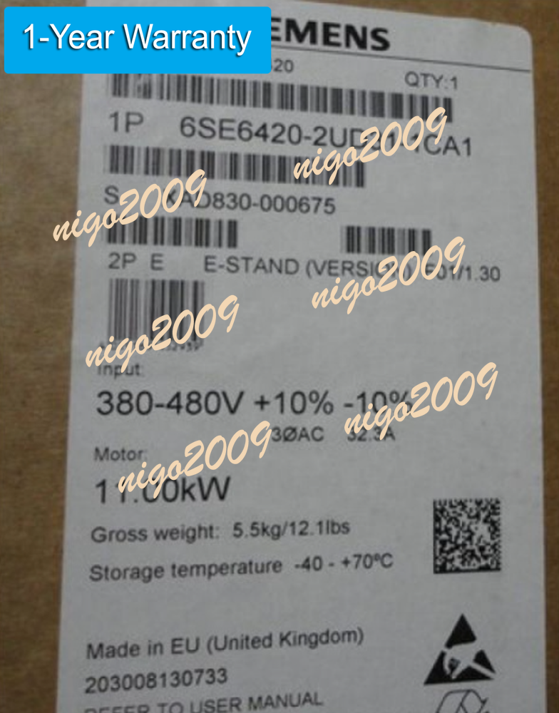 NEW SIEMENS 6SE6 420-2UD31-1CA1 Inverter Drive