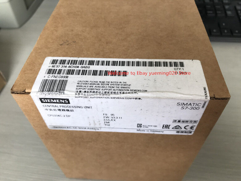 Ship DHL, Siemens 6es7 314-6ch04-0ab0 6es7314-6ch04-0ab0 module, brand new -