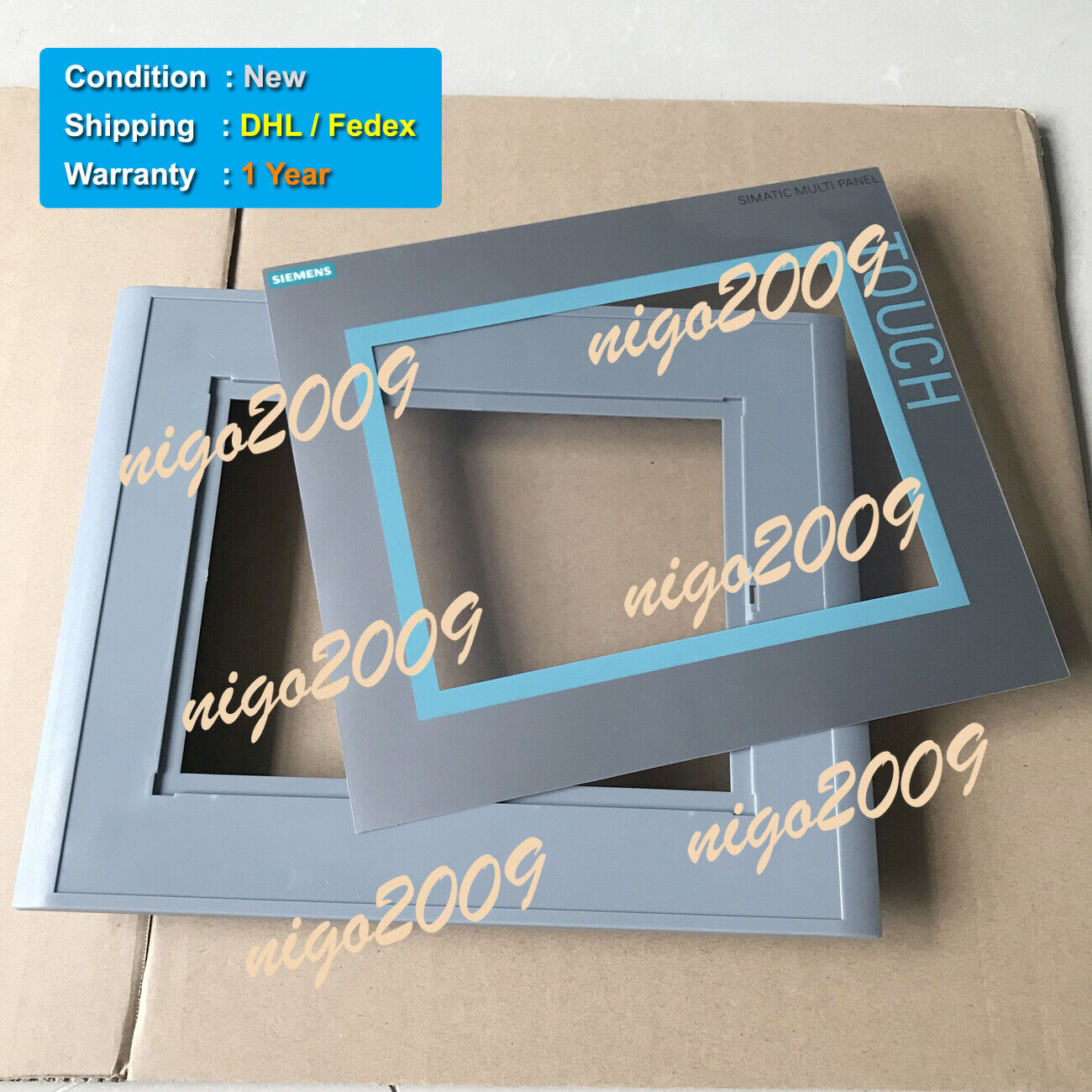 Fit for SIEMENS SIMATIC HMI MP277 10" Touch A5E02351639 Plastic Cover + Film