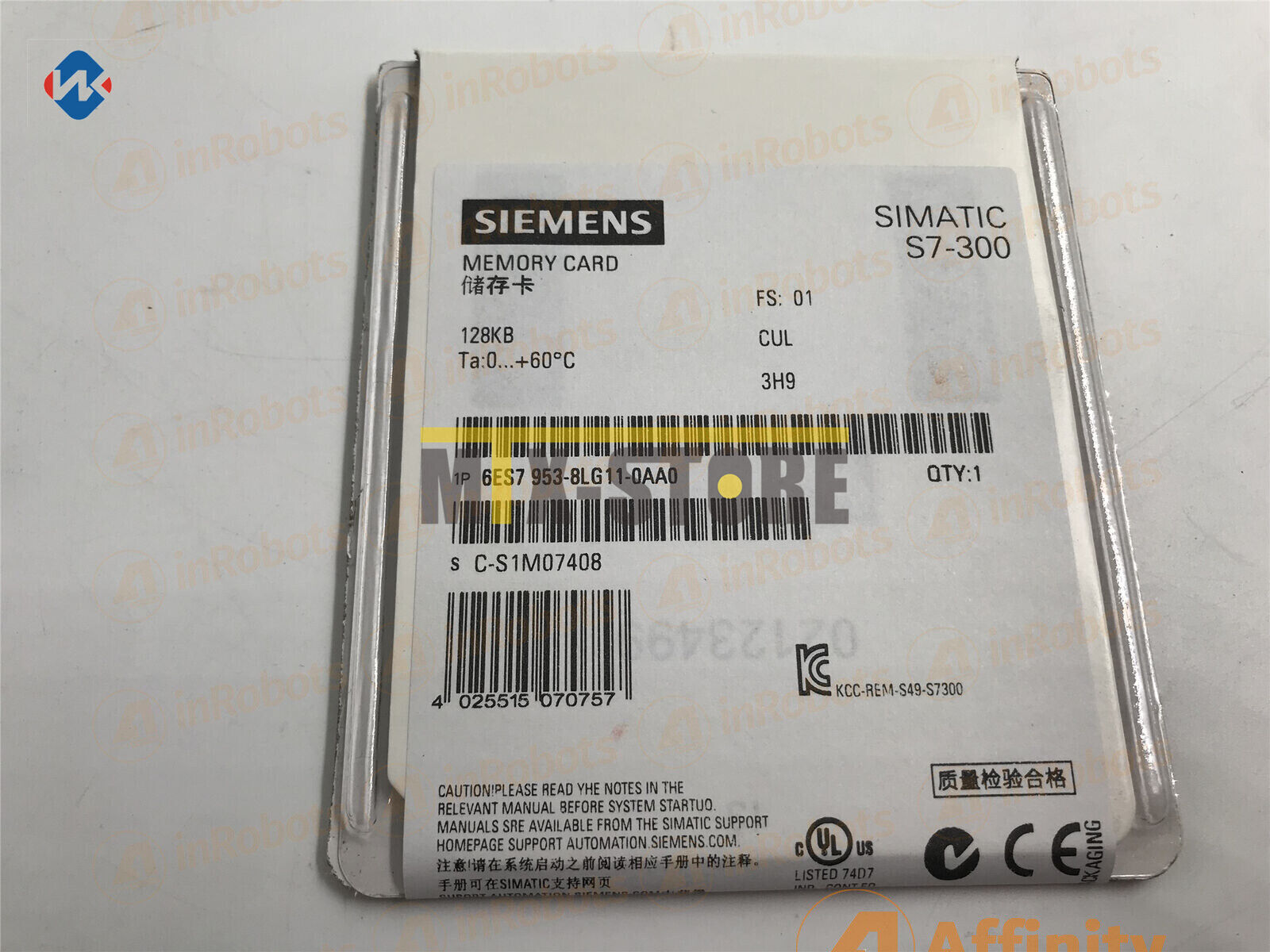 1PC New Siemens 6ES7 953-8LG11-0AA0 Memory Card 6ES7953-8LG11-0AA0