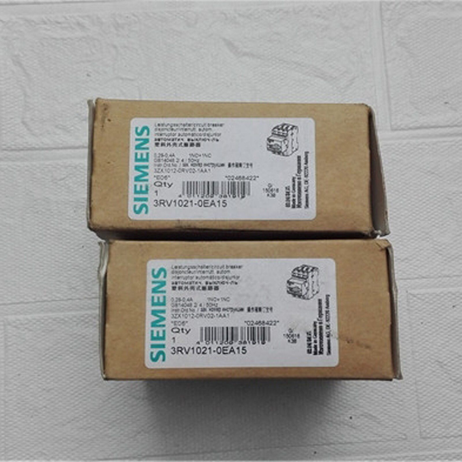 NEW Siemens 3RV1021-0EA15 0.28-0.4A In Box One year warranty