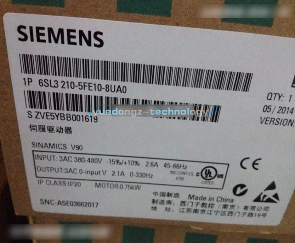 1PCS NEW SIEMENS 6SL3210-5FE10-8UA0 6SL32105FE108UA0