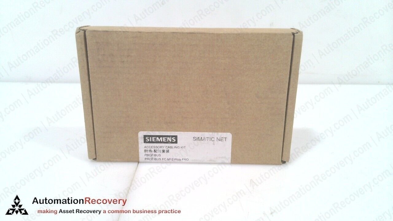 SIEMENS 6GK1905-0EA10, 5 PIECE SET, PROFIBUS FC M12 PRO CONNECTORS, NEW #326031