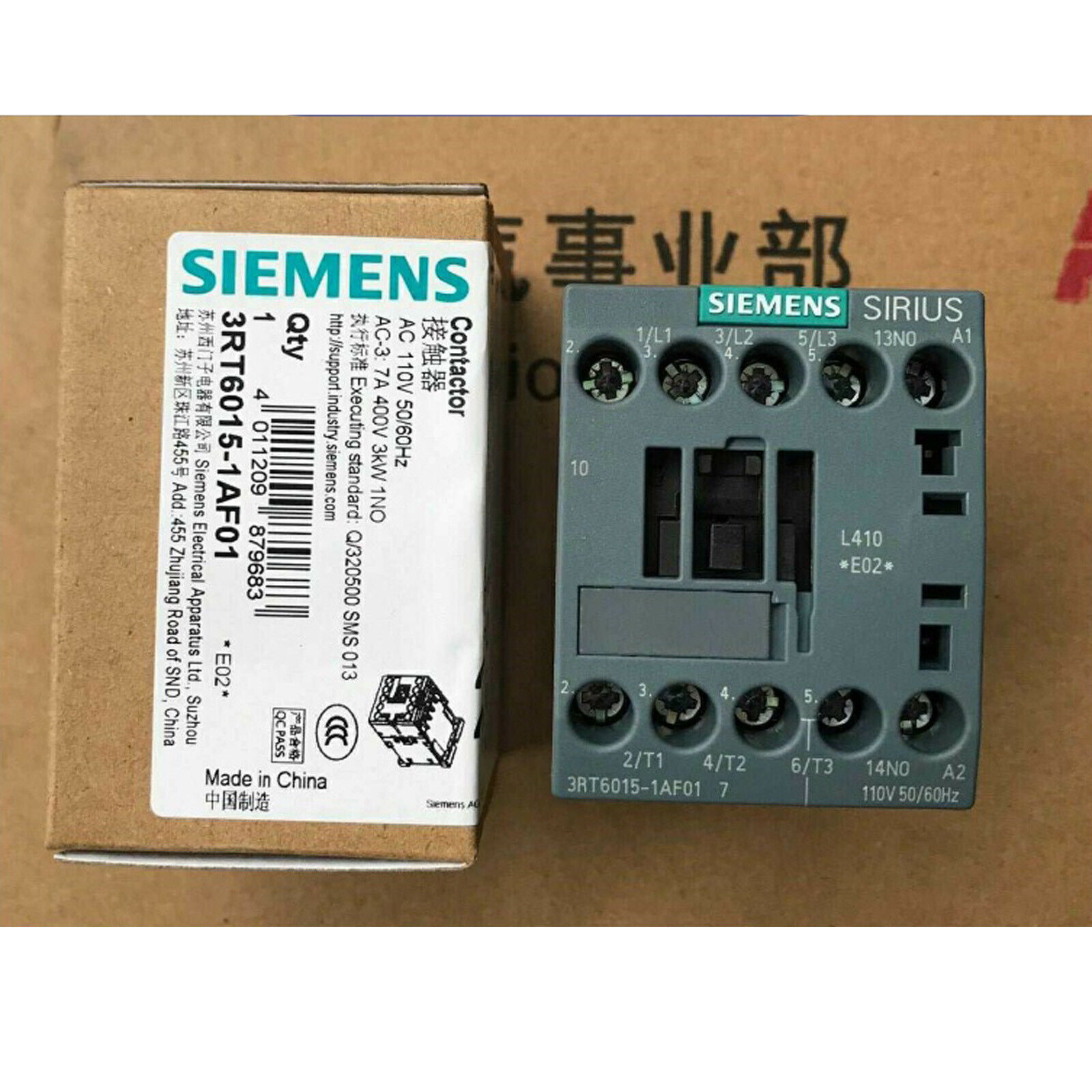 1PC New IN BOX Siemens 3RT6015-1AF01 AC contactor 110V FAST SHIP