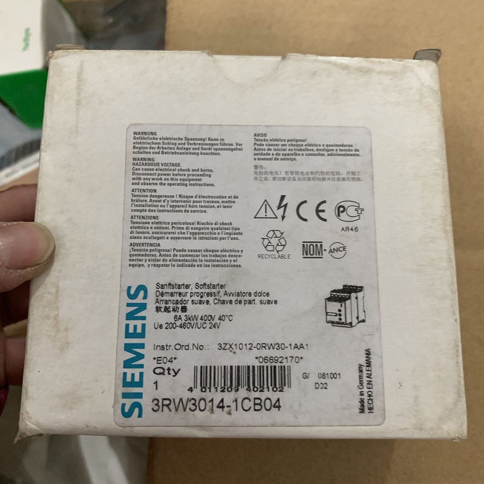 NEW Siemens 3RW3014-1CB04 Plc Module 3RW3014 1CB04 free shipping