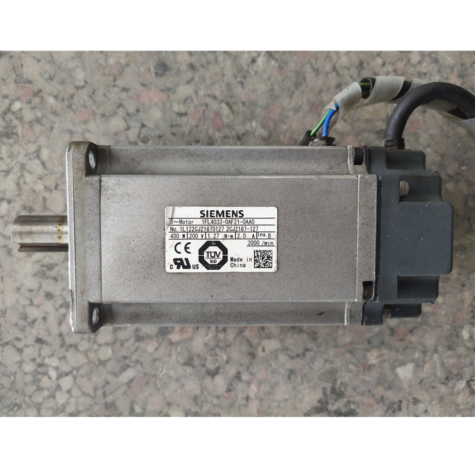 1PC USED Siemens Servo Motor 1FL4033-0AF21-0AA0 Tested In Good Condition