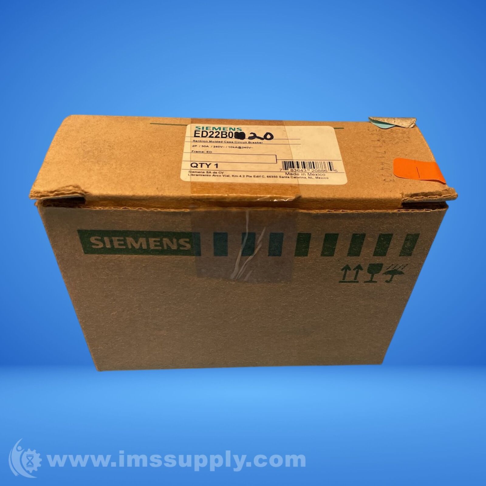 Siemens ED22B020 2 Pole Circuit Breaker FNFP