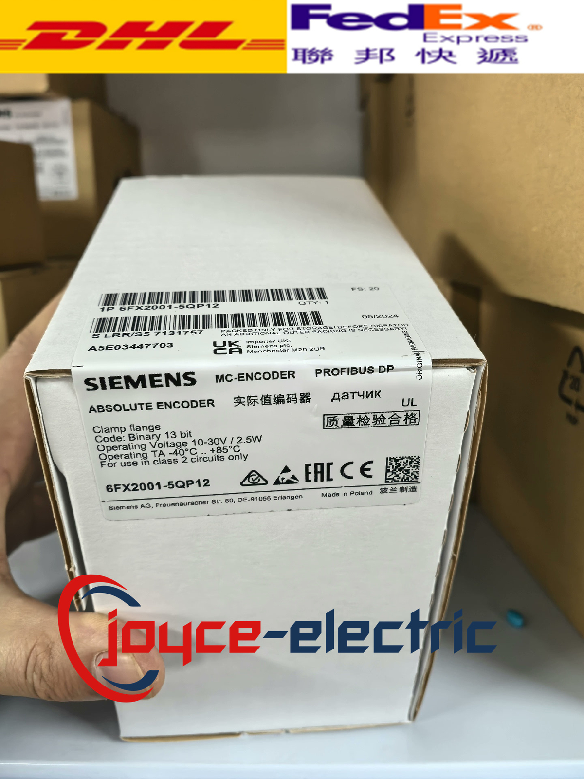 1PCS Siemens 6FX2 001-5QP12 6FX20015QP12 ENCODER New In Box Expedited Shipping！
