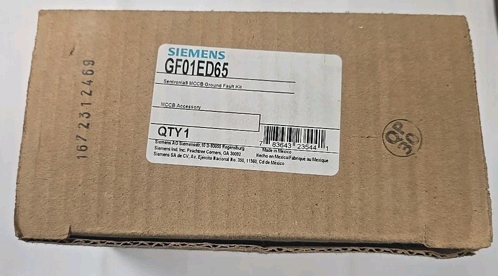 GF01ED65 Siemens Sentron MCCB Ground Fault Kit