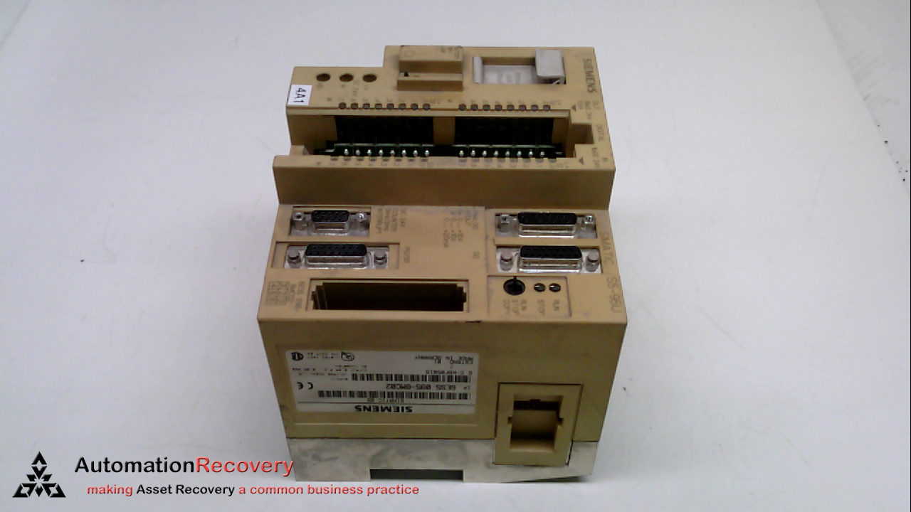 SIEMENS 6ES5 095-8MC02 CPU MODULE S5-95U CENRAL UNIT MEMORY MODULE, SEE  #224802