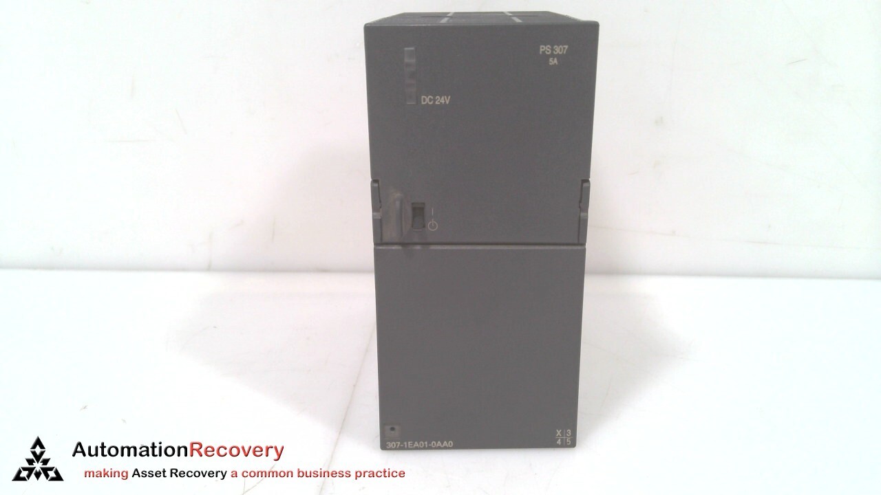 SIEMENS 6ES7 307-1EA01-0AA0, STABILIZED POWER SUPPLY, INPUT:120/230VAC,  #327470