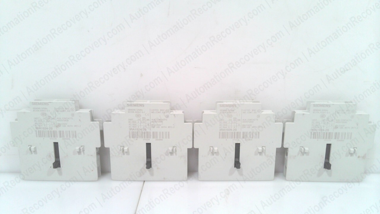 SIEMENS 3RA1924-2B SIDE MECHANICAL INTERLOCK CONTACTOR, SEE DESC #332661
