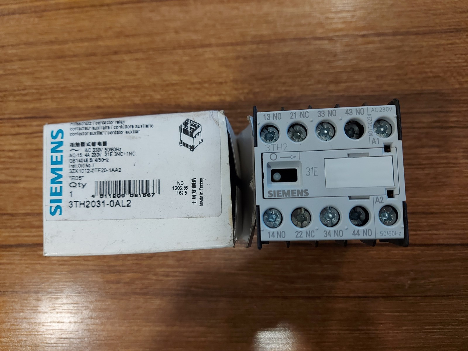 Siemens, 3TH2031-0AL2 , 3TH2031 , 3TH