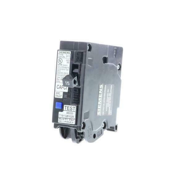 Siemens QA115AFCN 15A 1-Pole Plug-On Neutral Circuit Breaker 15 Amp QAF2N