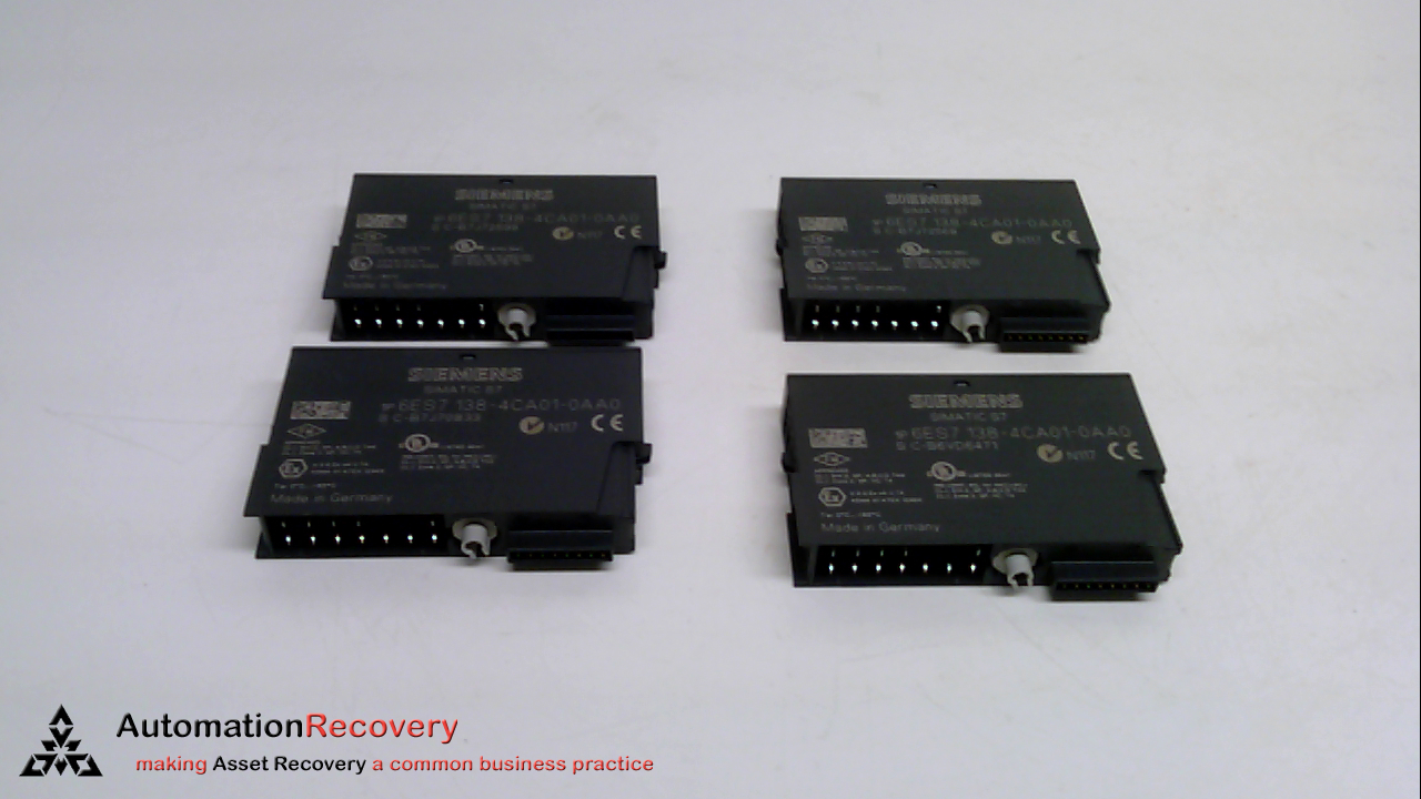 SIEMENS 6ES7138-4CA01-0AA0 -, SIMATIC DP POWER ENTRY MODULE #232990