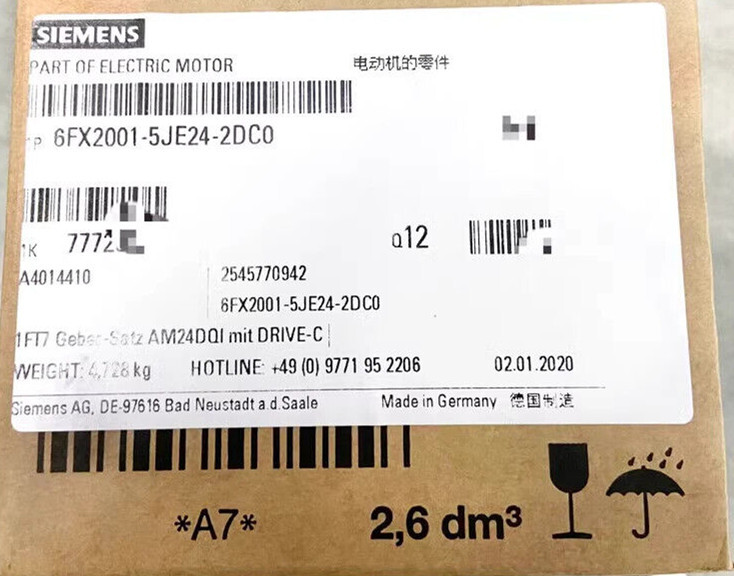 6FX2001-5JE24-2DC0 1PCS NEW SIEMENS Encoder 6FX2001-5JE24-2DC0