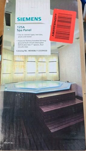 SIEMENS W0408L1125SPA50 125 Amp with 50 Amp GFCI Spa Panel