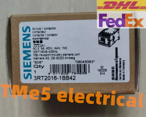 1PC Siemens 3RT2 016-1BB42 3RT2016-1BB42 Contactor New In Box Expedited Shipping