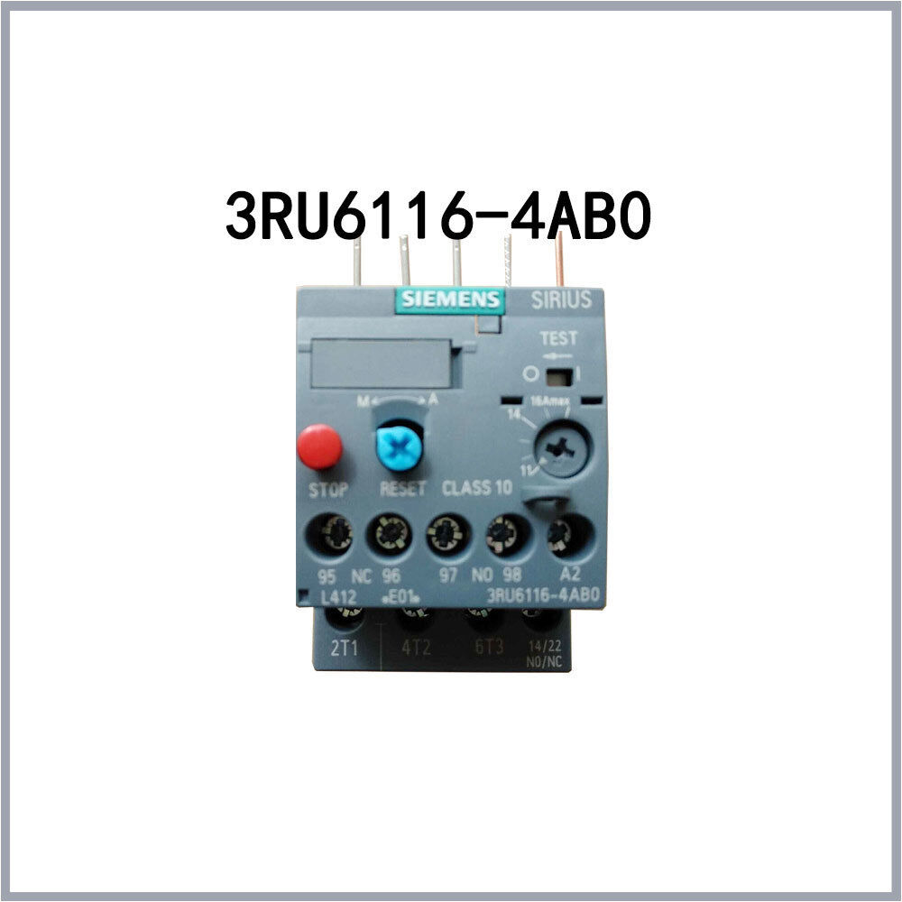 1pcs 3RU6116-4AB0 11A-16A 3RU6 116-4AB0 Brand New Thermal overload relay SIEMENS